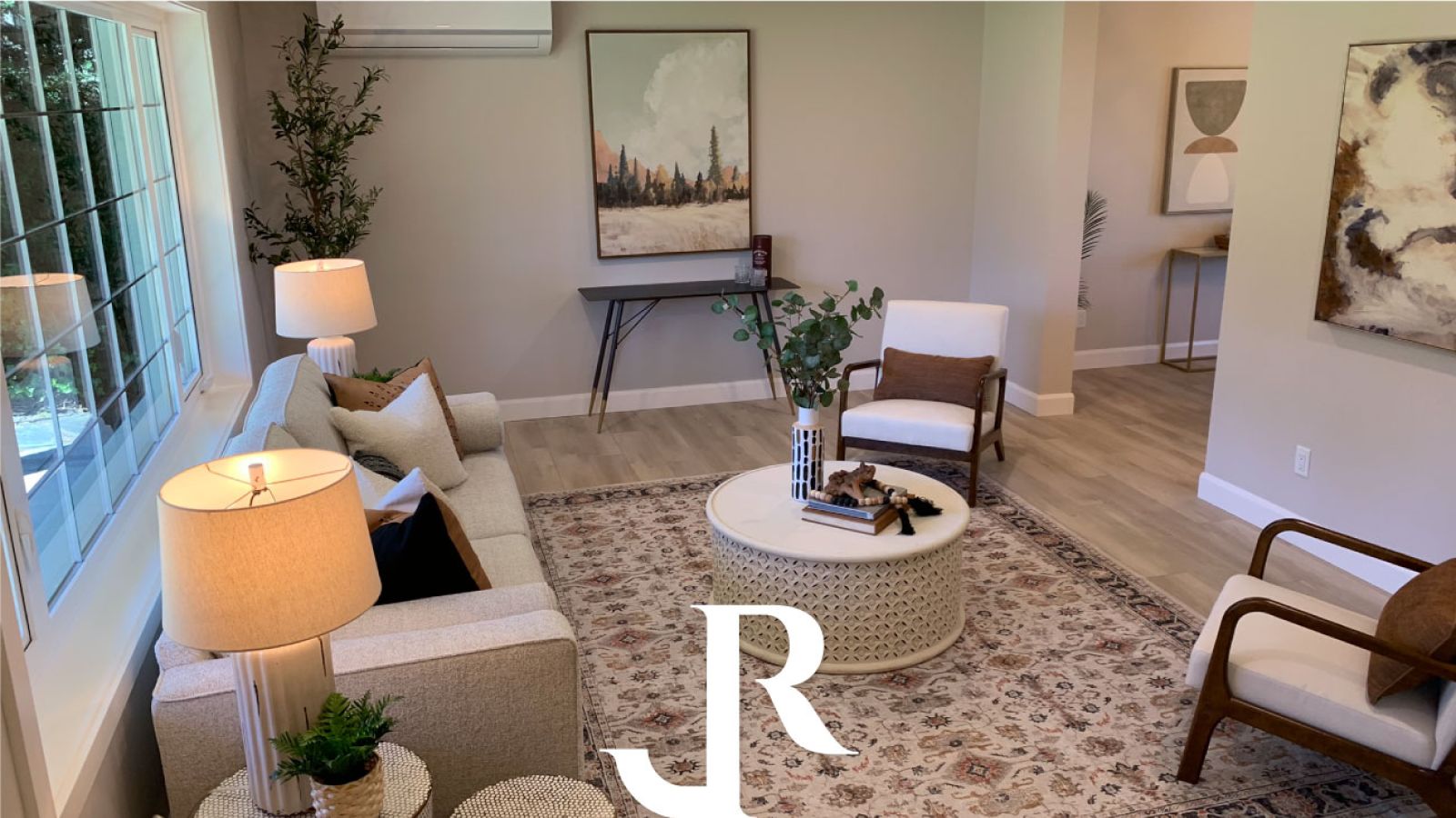 JRIB built living space with JR icon on top of image